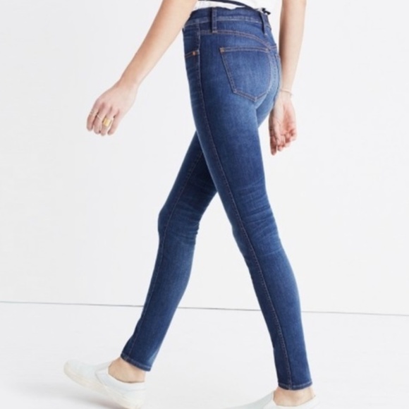 Madewell 9” High-Riser Skinny Jeans in Polly wash - Picture 2 of 6